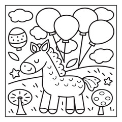 Cute Farm Animal Coloring Pages for Kids – Bold and Easy Line Art Printables