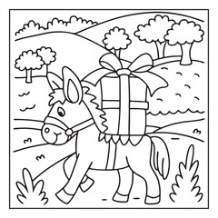 Cute Farm Animal Coloring Pages for Kids – Bold and Easy Line Art Printables