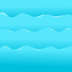 Blue Ocean Wave Background