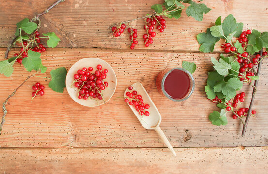 Rote Johannisbeeren Saft Rot Beeren