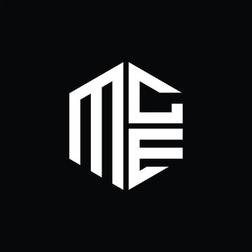 MCE logo MCE icon MCE monogram MCE letter minimalist Circle flat Unique modern abstract logo design.