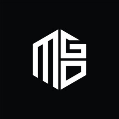 MGO logo MGO icon MGO monogram MGO letter minimalist Circle flat Unique modern abstract logo design.