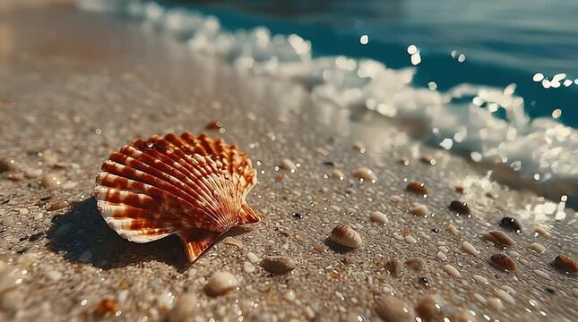 seashell on the beach
