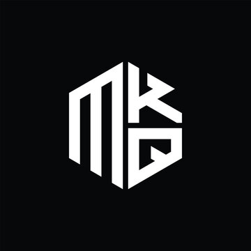 
MKQ logo MKQ icon MKQ monogram MKQ letter minimalist Circle flat Unique modern abstract logo design.