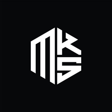 
MKS logo MKS icon MKS monogram MKS letter minimalist Circle flat Unique modern abstract logo design.