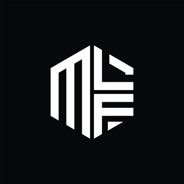 MLF logo MLF icon MLF monogram MLF letter minimalist Circle flat Unique modern abstract logo design.