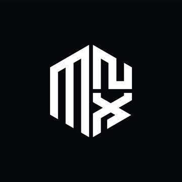 
MNX logo MNX icon MNX monogram MNX letter minimalist Circle flat Unique modern abstract logo design.