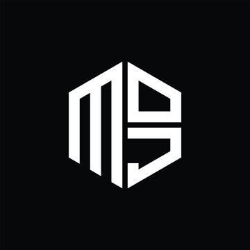 MOJ logo MOJ icon MOJ monogram MOJ letter minimalist Circle flat Unique modern abstract logo design.