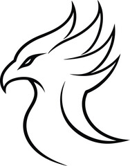 eagle tattoo vector