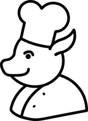 chef with a hat