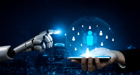AI expands business networking using smart platforms and virtual assistants to foster digital...