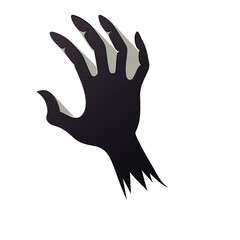 Shadow Hand Vector Illustration ? Cartoon, Clipart & Line Art Design for Print and Digital Use.eps