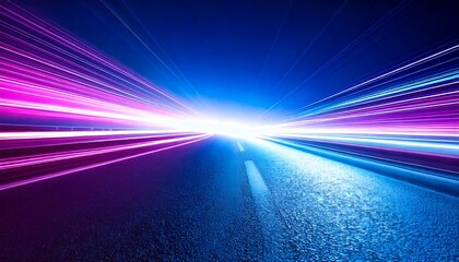 Technology, speed, and motion converge in this dynamic, panoramic abstract background filled with radiant light trails and high-energy flow, evoking a futuristic atmosphere of progress, innovation, co