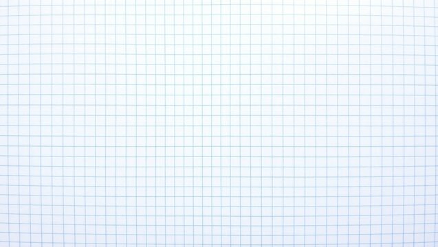 A clean white square-ruled paper with light blue gridlines. 