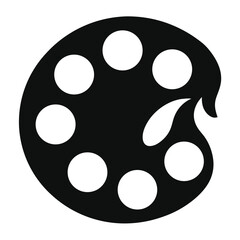 Artist's Palette Icon of Creativity