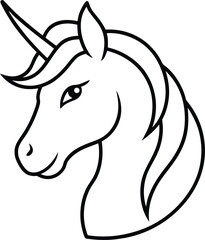 vector illustration of a horse