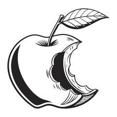 black and white discovery apple