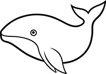 vector illustration of cartoon fish