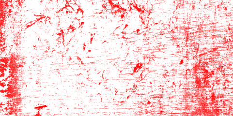 Abstract white and red paint wall cement texture. Dirty rustic fire red texture. Light red grungy horror scary background. Grungy red canvas background or texture. Old and grainy red paper texture