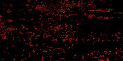 Abstract Watercolor red grunge background painting. Glowing contour lines on black background resembling electric circuits. Watercolor marbled painting Chalkboard. dirty concrete wall texture vector