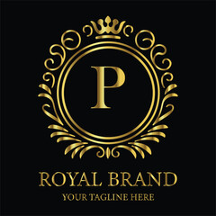 A captivating vector illustration featuring a boat, an abstract symbol of the world, and a warning triangle for a hazard sign LOGO P