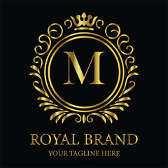 A captivating vector illustration featuring a boat, an abstract symbol of the world, and a warning triangle for a hazard sign LOGO M