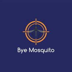 mosquito care logo design vector