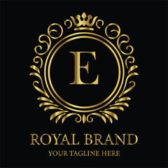 A captivating vector illustration featuring a boat, an abstract symbol of the world, and a warning triangle for a hazard sign LOGO E