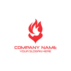 charity wellness health yoga logo design vector	