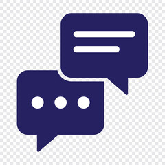 chat icon set. Speech bubble icon vector