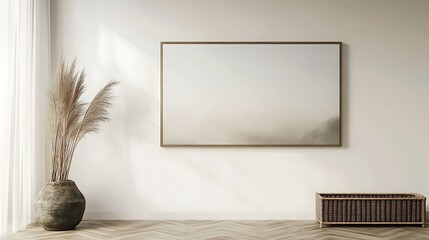 empty room with tv