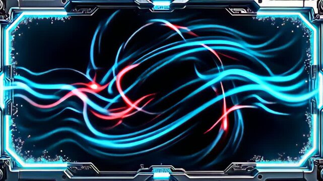 feel amp prominent modern technology perimeter shot with circle wish edges, where the intimation metallic shot be complement aside lively salvo of scarlet and aqua beam that reel and twirl,