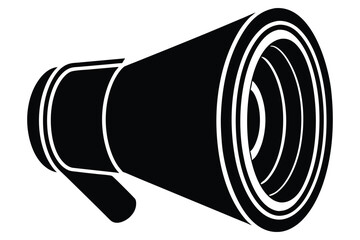 megaphone isolated on white