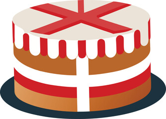 cake with chocolate and cherry, Birthday cake, Festivals cake
