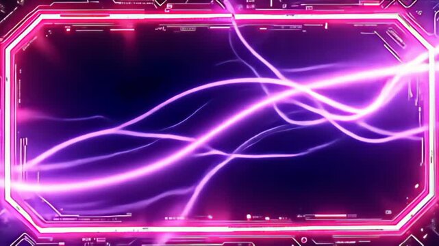 research amp magnetize modern technology perimeter shot with circle wish boundary that impulse with amp brilliant align of glow ping and purples, amp twisting contour of beam wind through,