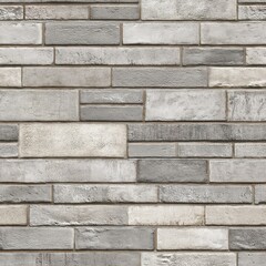 Fototapeta premium Light gray stone brick wall background
