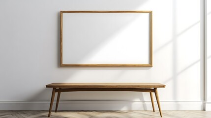 wooden chair on white background