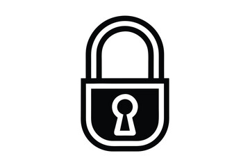 lock icon vector illustration