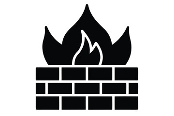 firewall vector icon