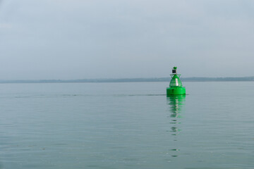 Navigational Buoy markers in Portsmouth Harbour.