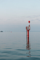 Navigational Buoy markers in Portsmouth Harbour.