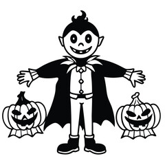 halloween character cartoon bundle.eps
