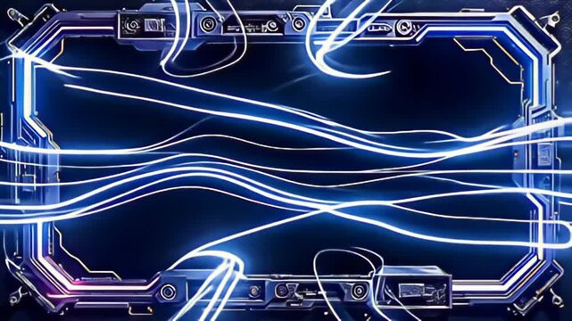 see an gossamer modern technology perimeter shot with circle wish edges, gird aside luminous, flowing beam decoration that beat rhythmically, commit an nonnatural aura, utterly fixed supra