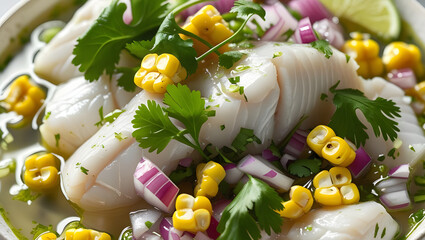 Fresh healthy salad plate with cheese eggs and vegetables