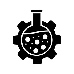 Laboratory vector icon. lab illustration sign. tests symbol. Chemistry web icon.