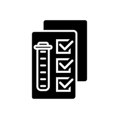 Laboratory vector icon. lab illustration sign. tests symbol. Chemistry web icon.
