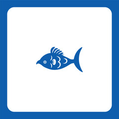 Dynamic fish logo with natural detail — perfect for seafood brands, fishing companies, or eco-food products.
