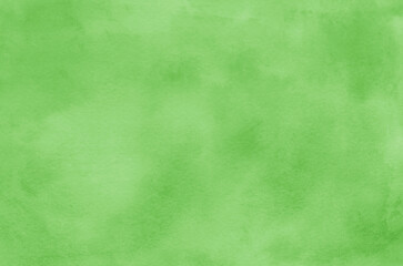 Abstract green watercolor background texture