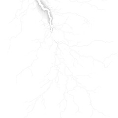 Obraz premium White thunder effect - PNG Background