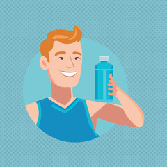 A strong and healthy mascot for fitness brands. Ideal for protein supplements, gyms, and nutrition companies.